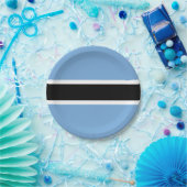 ボツワナ国旗 ペーパープレート (パーティー)