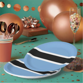 ボツワナ国旗 ペーパープレート