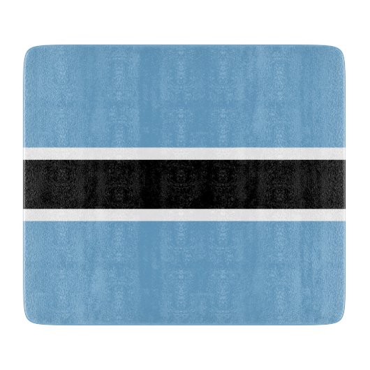 ボツワナ国旗（ボツワナ） カッティングボード (正面)