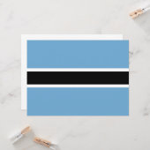 ボツワナ国旗(ボツワナ) カード (正面/裏面インサイチュ)