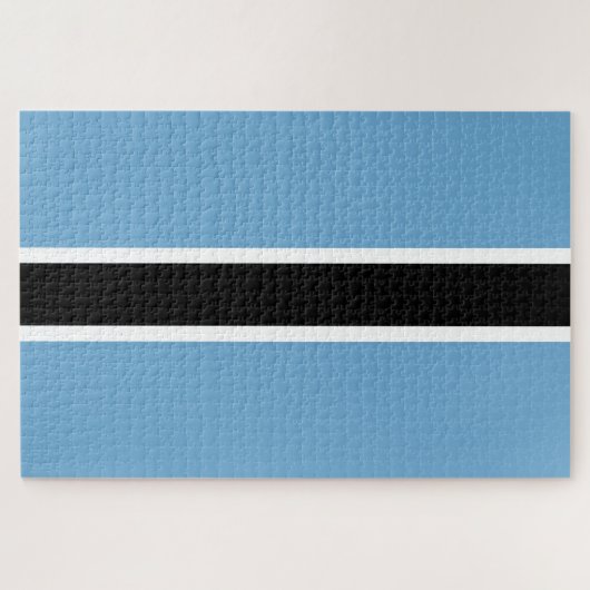 ボツワナ国旗（ボツワナ） ジグソーパズル (横)