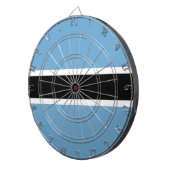 ボツワナ国旗(ボツワナ) ダーツボード (正面右)