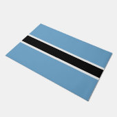 ボツワナ国旗（ボツワナ） ドアマット (アングル)