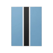 ボツワナ国旗（ボツワナ） ノートパッド (回転)