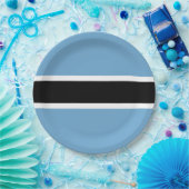 ボツワナ国旗（ボツワナ） ペーパープレート (パーティー)