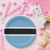 ボツワナ国旗（ボツワナ） ペーパープレート (パーティー)