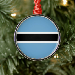 ボツワナ国旗（ボツワナ） メタルオーナメント