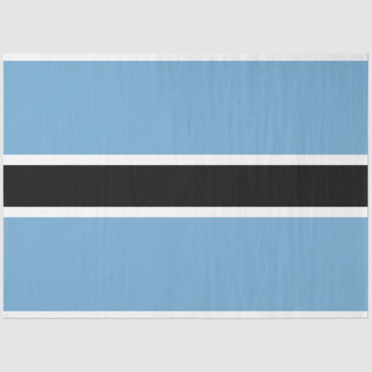 ボツワナ国旗（ボツワナ） 薄葉紙 (正面)