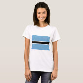 ボツワナ国旗（ボツワナ） Tシャツ (正面フル)