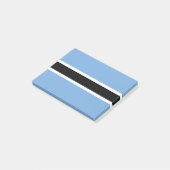 ボツワナ国旗 ポストイット (アングル)