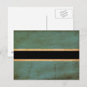 ボツワナ国旗 ポストカード (正面/裏面)