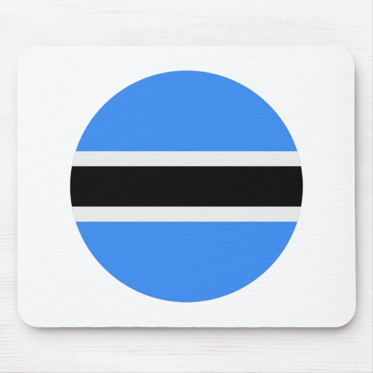 ボツワナ国旗 マウスパッド (正面)