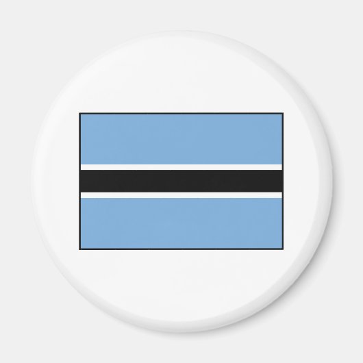 ボツワナ国旗 マグネット (正面)