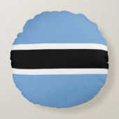 ボツワナ国旗 ラウンドクッション (正面)