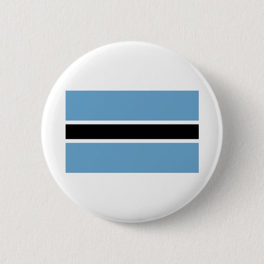 ボツワナ国旗 缶バッジ (正面)