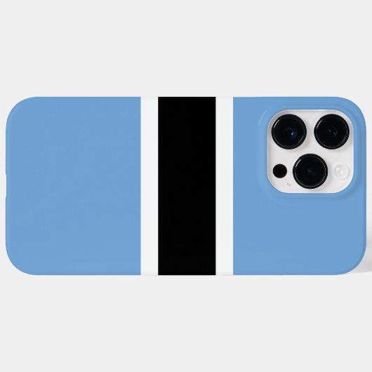 ボツワナ国旗 Case-Mate iPhoneケース (裏面 (横))