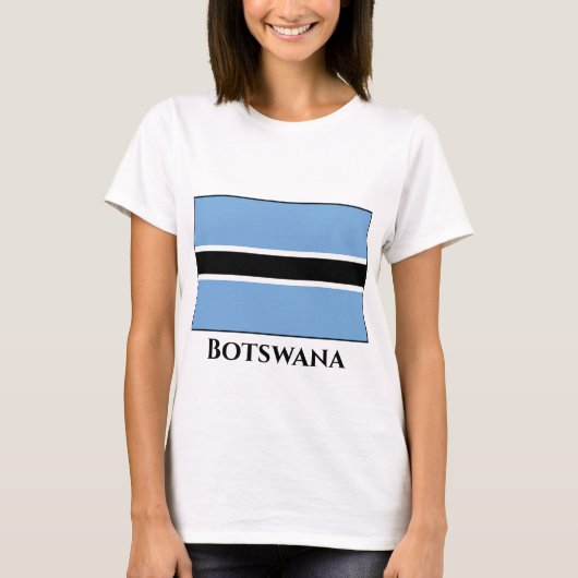 ボツワナ国旗 Tシャツ (正面)