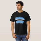 ボツワナ国旗 Tシャツ (正面フル)