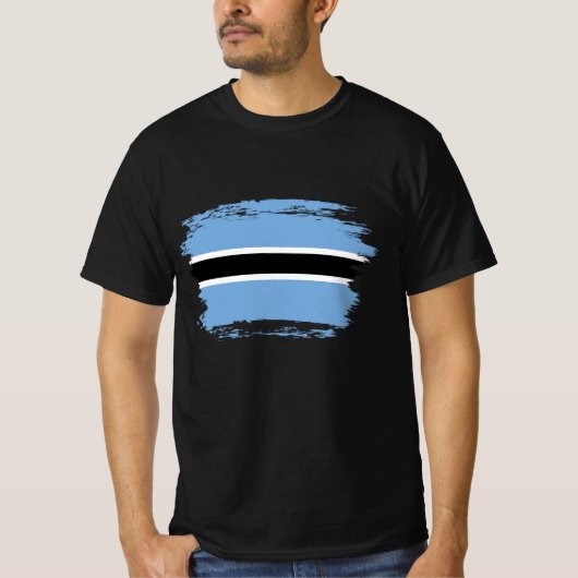 ボツワナ国旗 Tシャツ (正面)