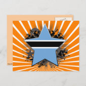 ボツワナ星 ポストカード (正面/裏面)