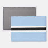 ボツワナ矩形磁石国旗 マグネット (正面/裏面)