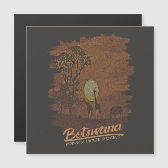 ボツワナ自然 (正面/裏面)