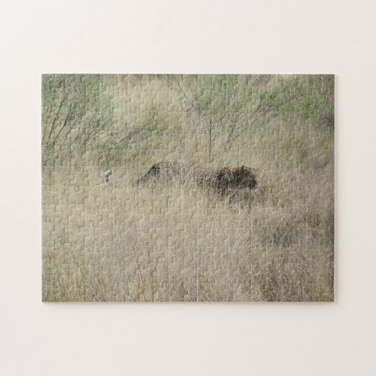 ボツワナ、アフリカののチータパズル ジグソーパズル (横)