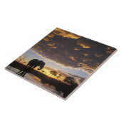 ボツワナ、チョベ国立公園、ゾウ タイル (側面)