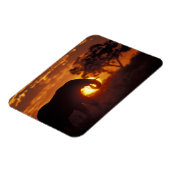 ボツワナ、チョベ国立公園、ブルゾウ マグネット (左側)