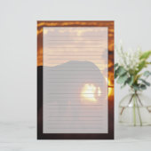 ボツワナ、チョベ国立公園、ブルゾウ 便箋 (スタンド正面)