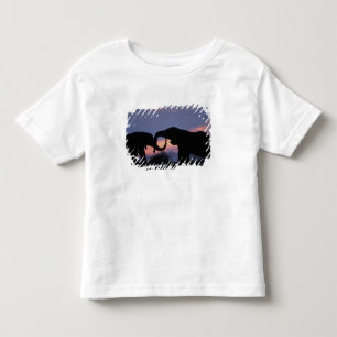 ボツワナ、チョベ国立公園、象 トドラーTシャツ