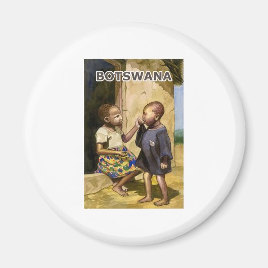 ボツワナ マグネット (正面)