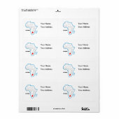 ボツワナ ラベル (フルシート)