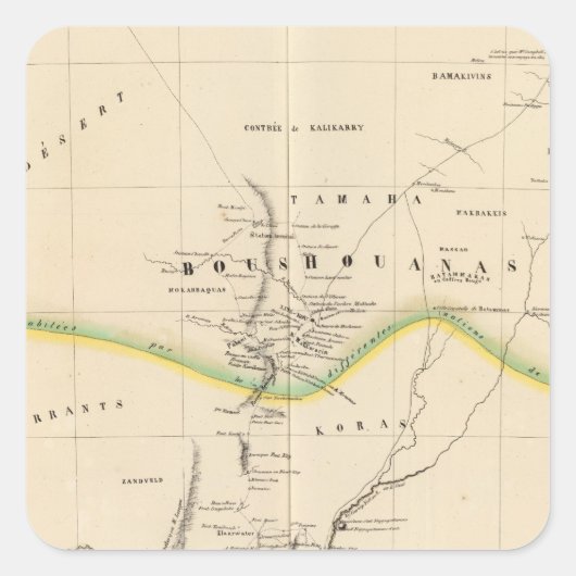 ボツワナ、南アフリカ51 スクエアシール (正面)