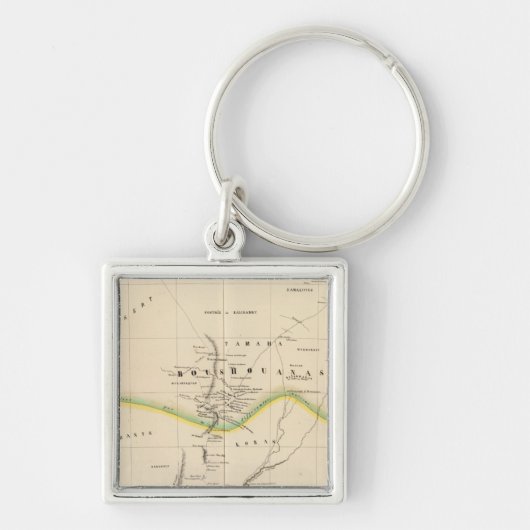 ボツワナ(南アフリカ) 51 キーホルダー (正面)