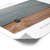 ボツワナMakgadikgadi塩パン車の旅行ポスター ポスター (角)