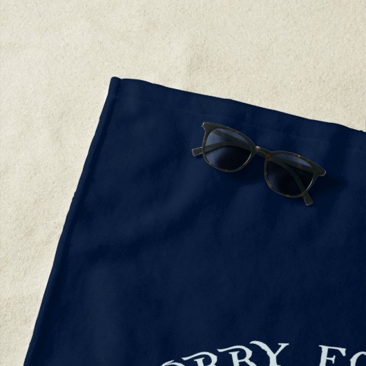 ボティンおもしろいグファミリーモダンビーチバケーション ビーチタオル (インサイチュ)