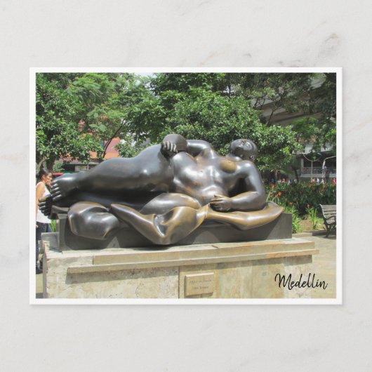 ボテロ女性 ポストカード (正面)