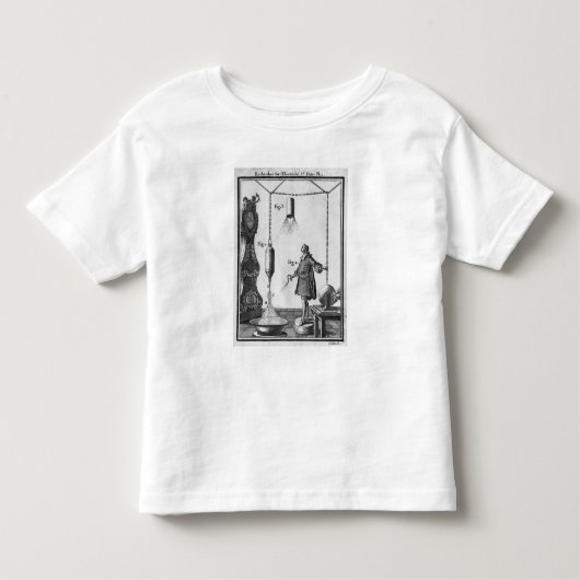 ボディの電気排出 トドラーTシャツ (正面)