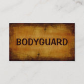 ボディガードアンティーク名刺 名刺 (正面)