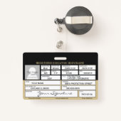 ボディガードバッジ バッジ (裏面リトラクタブル付き)