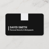 ボディガード個人セキュリティ 名刺 (正面)