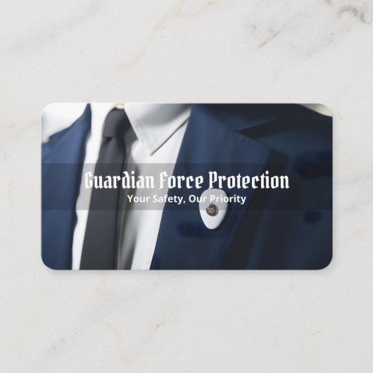 ボディガード 名刺 (正面)