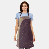 ボディコンタリングスプレータンマッサージ エプロン (着用した状態)