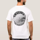 ボディサーファーの大失敗 (カリマ) Tシャツ (裏面)