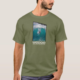 ボディサーフィンウェッジTシャツ(男性用) ニューポートビーチ, カリフォルニア Tシャツ