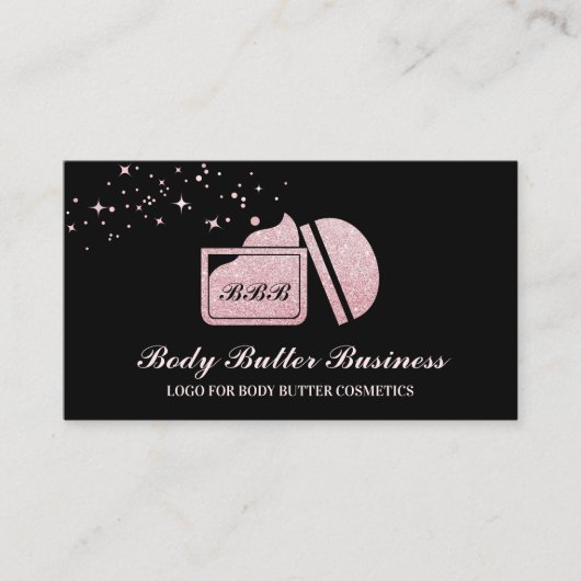 ボディバター コスメクリーム 名刺 (正面)