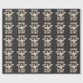 ボディビルおもしろい遅延六パックフィットネスアスリート ラッピングペーパー (フラット)