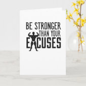 ボディビルことわざ動機付けトレーニングジムフィットネス カード (黄色い花)