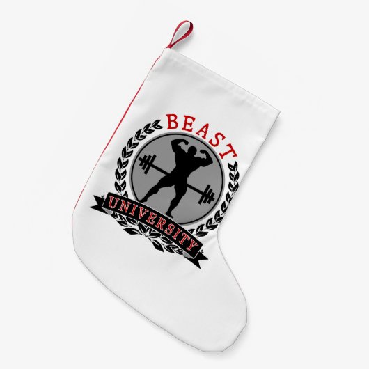 ボディビルの獣大学クリスマスのストッキング スモールクリスマスストッキング (正面 (吊り時))